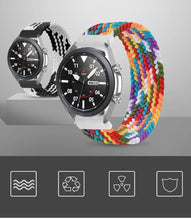 Charger l'image dans la galerie, Bracelets tressés extensibles compatibles avec Samsung Galaxy Watch
