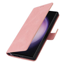 Charger l'image dans la galerie, Étui de Téléphone en Cuir avec Porte-Cartes pour Samsung  série S24
