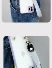 Charger l'image dans la galerie, Coque Silicone Transparente avec Collier à bandoulière  pour iPhone
