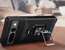 Charger l'image dans la galerie, Coque Robuste avec porte-cartes et Support Magnétique pour Google Pixel
