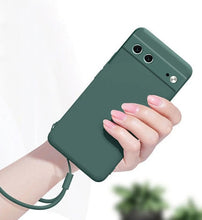 Charger l'image dans la galerie, Coque en silicone TPU + Lanière pour Google Pixel
