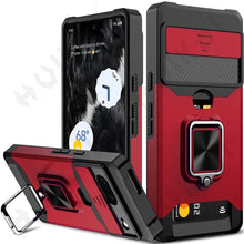 Charger l'image dans la galerie, Coque Robuste avec porte-cartes et Support Magnétique pour Google Pixel
