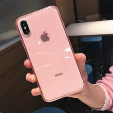 Charger l'image dans la galerie, Coque de Téléphone Transparente Antichoc Colorée  – Protection TPU pour iPhone
