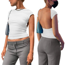 Charger l'image dans la galerie, Crop Top Dos Nu pour Femmes
