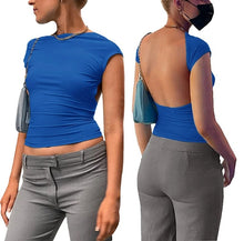 Charger l'image dans la galerie, Crop Top Dos Nu pour Femmes
