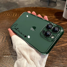 Charger l'image dans la galerie, Coque de Luxe Transparente avec Nom Personnalisé pour iPhone
