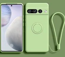 Charger l'image dans la galerie, Coque en silicone TPU + Lanière pour Google Pixel
