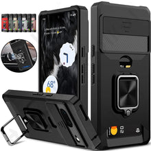 Charger l'image dans la galerie, Coque Robuste avec porte-cartes et Support Magnétique pour Google Pixel
