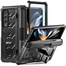 Charger l'image dans la galerie, Coque Antichoc avec Protection de Charnière et Support S-Pen pour Samsung Galaxy Z Fold 4/3 – Protecteur d'Écran Intégré
