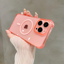 Charger l'image dans la galerie, Coque pour iPhone Transparent Compatible MagSafe
