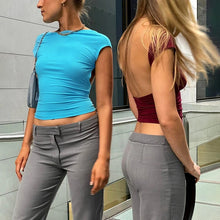 Charger l'image dans la galerie, Crop Top Dos Nu pour Femmes
