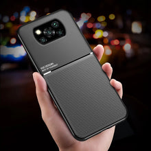 Charger l'image dans la galerie, Coque de Téléphone en Cuir avec Plaque de Support Magnétique pour Voiture
