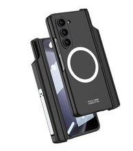 Charger l'image dans la galerie, Coque à Charnière Magnétique avec Porte-Stylo et Support de Déclinaison pour Samsung Galaxy Z Fold 5 – Compatible MagSafe
