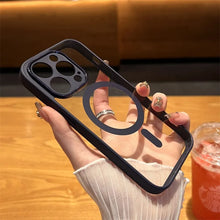 Charger l'image dans la galerie, Coque pour iPhone Transparent Compatible MagSafe
