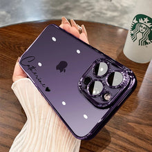 Charger l'image dans la galerie, Coque de Luxe Transparente avec Nom Personnalisé pour iPhone
