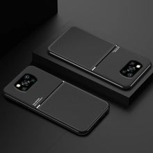 Charger l'image dans la galerie, Coque de Téléphone en Cuir avec Plaque de Support Magnétique pour Voiture
