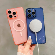 Charger l'image dans la galerie, Coque pour iPhone Transparent Compatible MagSafe
