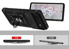 Charger l'image dans la galerie, Coque  Militaire Antichoc avec Fenêtre Coulissante pour Google Pixel
