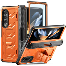 Charger l'image dans la galerie, Coque Antichoc avec Protection de Charnière et Support S-Pen pour Samsung Galaxy Z Fold 4/3 – Protecteur d'Écran Intégré
