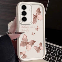 Charger l'image dans la galerie, Coque Souple en TPU avec Papillon Doré pour Samsung Galaxy

