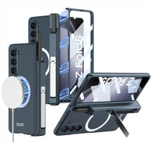Charger l'image dans la galerie, Coque à Charnière Magnétique avec Porte-Stylo et Support de Déclinaison pour Samsung Galaxy Z Fold 5 – Compatible MagSafe
