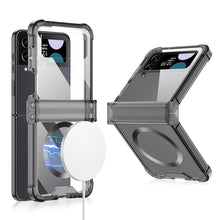 Charger l'image dans la galerie, Coque avec Charge Sans Fil MagSafe pour Samsung Galaxy Z Flip 5/4/3 – Protection Antichoc et Charnière Colorée
