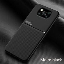 Charger l'image dans la galerie, Coque de Téléphone en Cuir avec Plaque de Support Magnétique pour Voiture
