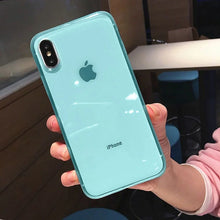 Charger l'image dans la galerie, Coque de Téléphone Transparente Antichoc Colorée  – Protection TPU pour iPhone
