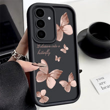 Charger l'image dans la galerie, Coque Souple en TPU avec Papillon Doré pour Samsung Galaxy
