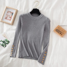 Charger l'image dans la galerie, Pull à Manches Longues et Col Rond pour Femme

