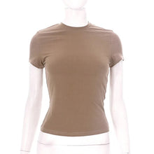 Charger l'image dans la galerie, T-Shirt à Manches Courtes pour Femme – Simple et Décontracté
