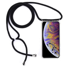 Charger l'image dans la galerie, Coque Transparente Rigide Antichoc Avec Bandoulière Pour Samsung
