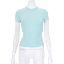 Charger l'image dans la galerie, T-Shirt à Manches Courtes pour Femme – Simple et Décontracté
