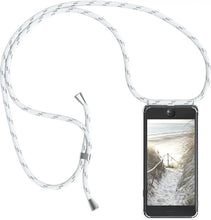 Charger l'image dans la galerie, Coque Transparente Rigide Antichoc Avec Bandoulière Pour Samsung
