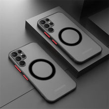 Charger l'image dans la galerie, Coque avec Dos Transparent  MagSafe pour Samsung série S24
