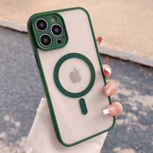 Charger l'image dans la galerie, Coque pour iPhone Transparent Compatible MagSafe
