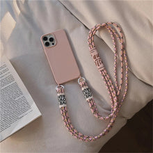 Charger l'image dans la galerie, Coque Souple en Silicone  avec Lanière pour iPhone Protection et Style Réunis
