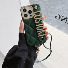 Charger l'image dans la galerie, Coque personnalisées en cuir de luxe pour iPhone
