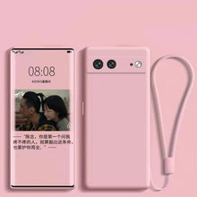 Charger l'image dans la galerie, Coque en silicone TPU + Lanière pour Google Pixel
