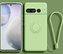 Charger l'image dans la galerie, Coque en silicone TPU + Lanière pour Google Pixel
