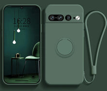 Charger l'image dans la galerie, Coque en silicone TPU + Lanière pour Google Pixel
