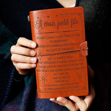 Charger l'image dans la galerie, À Mon Petit Fils - N’oublie Jamais Que Je T'aime - Cadeau Personnalisé - Journal vintage
