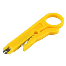 Charger l'image dans la galerie, Mini Dénudeur câble informatique et multipaires Pinces 9cm Jaune 
