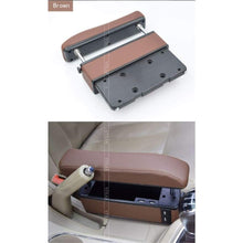 Charger l'image dans la galerie, 2 en 1 Accoudoir de voiture et organisateur en cuire réglable - Accoudoirs
