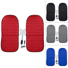 Charger l'image dans la galerie, 2en1 Coussin De Siège De Voiture Chauffant 12V Housses de siège auto 
