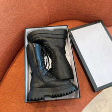 Charger l'image dans la galerie, Bottes en Cuir mi-Mollet pour femmes
