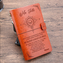 Charger l'image dans la galerie, Ma fille - Maman- Arc en ciel - Cadeau Personnalisé - Journal vintage 
