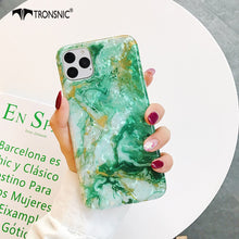 Charger l'image dans la galerie, Coque Haute Protection Avec Motif Marbre Pour iPhone
