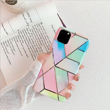 Charger l'image dans la galerie, Coque Haute Protection Avec Motif Marbre Pour iPhone
