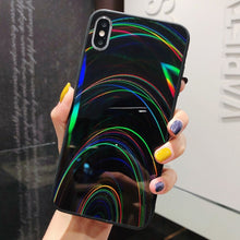 Charger l'image dans la galerie, Coque silicone de luxe Arc-En-Ciel pour iPhone
